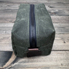 Waxed Canvas Dopp Kit