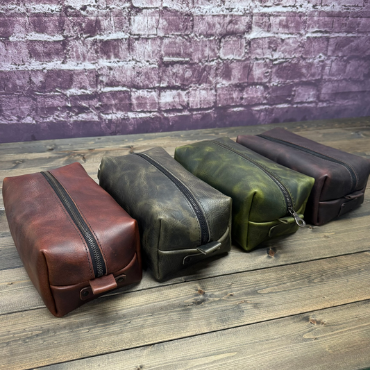 Leather Dopp Kit