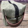 Waxed Canvas Dopp Kit