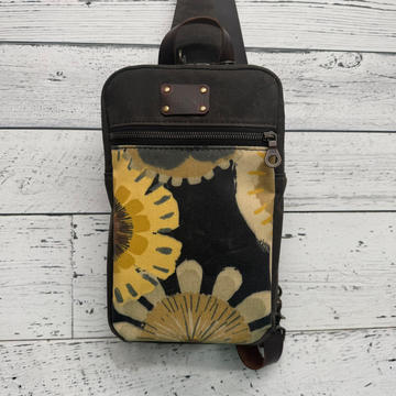Explorer Sling Yellow Flowers Print
